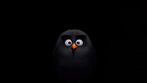 Angry Birds, Cartoons, Dark, Black, Oled, Minimalism, Minimalist, Artist, Artwork, Digital Art, 4K wallpaper