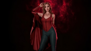Scarlet Witch, Superheroes, Artwork, Art, Digital Art, Ai, Deviantart, 4K wallpaper