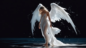 Angel, Fantasy, Wings, Artist, Artwork, Digital Art, Deviantart, 4K wallpaper