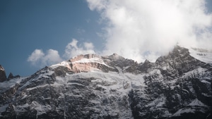 Winter, Nature, Mountains, 4K wallpaper