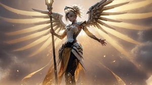Mercy Overwatch, Overwatch, Games, Xbox Games, Ps Games, Pc Games, Video Games, 4K wallpaper