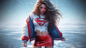 Supergirl, Superheroes, Artwork, Digital Art, Art, Ai, Deviantart, 4K wallpaper