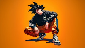 Goku, Anime, Artwork, Art, Digital Art, Ai, Dragon Ball Super, Artist, 4K wallpaper