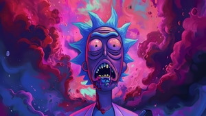 Rick, Rick And Morty, Cartoons, Tv Shows, Animated Tv Series, Artist, Artwork, Deviantart, Ai, 4K wallpaper