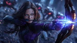 Kate Bishop, Superheroes, Artwork, Artist, Digital Art, Ai, Deviantart, 4K wallpaper