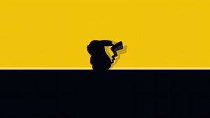 Pikachu, Pokemon, Yellow, Minimalism, Minimalist, Artist, Artwork, Digital Art, Cartoons, 4K wallpaper