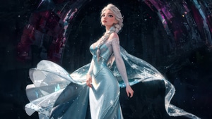 Elsa, Frozen 2, Frozen, Disney, Princess, Artist, Artwork, Digital Art, Anime, , 4K wallpaper
