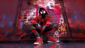 Spiderman, Miles Morales, Superheroes, Ai, Artwork, Digital Art, Deviantart, 4K wallpaper