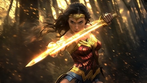 Wonder Woman, Superheroes, Ai, Artwork, Digital Art, Deviantart, 4K wallpaper