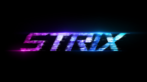 ASUS ROG Strix, Colorful logo, Black background, AMOLED, 4K wallpaper