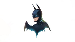 Batman, Superheroes, Artwork, Art, Minimalism, Artist, White, Artstation, 4K wallpaper