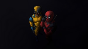 Deadpool And Wolverine, Deadpool 3, Wolverine, Deadpool, Superheroes, Artwork, Digital Art, Artstation, Dark, , 4K wallpaper