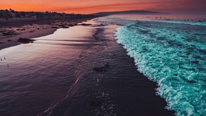 Seashore, Ocean, Nature, 4K wallpaper