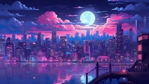 Buildings, Artist, Artwork, Digital Art, 4K wallpaper