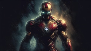 Iron Man, Artwork, Art, Digital Art, Superheroes, Ai, Deviantart, 4K wallpaper