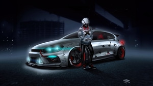 Artist, Artwork, Art, Digital Art, Car, Cyberpunk, Artstation, 4K wallpaper