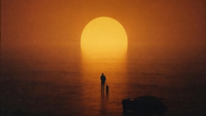 Silhouette, Alone, Artist, Artwork, Digital Art, 4K wallpaper