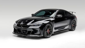 BMW M4, Vorsteiner, Black cars, 4K wallpaper