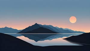 Minimalism, Minimalist, Artist, Artwork, Digital Art, Nature, 4K wallpaper