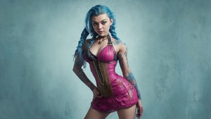 Jinx League Of Legends, League Of Legends, Games, Artist, Artwork, Digital Art, Ai, Video Games, Deviantart, 4K wallpaper