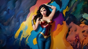 Wonder Woman, Artwork, Art, Digital Art, Superheroes, Ai, Deviantart, 4K wallpaper