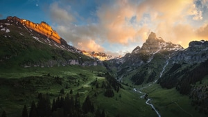 Nature, Sunset, 4K wallpaper