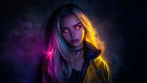 Artwork, Artist, Art, Ai, Girl, Digital Art, 4K wallpaper