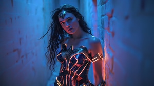Wonder Woman, Superheroes, Artwork, Art, Ai, Digital Art, 4K wallpaper