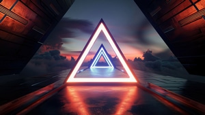 Abstract, Triangle, Manipulation, Artist, Artwork, Digital Art, 4K wallpaper