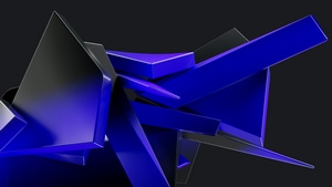 Abstract, 3d, Shapes, Digital Art, Blue, Artist, Artwork, 4K wallpaper