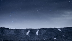 Mountains, Snow, Nature, 4K wallpaper