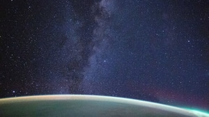 Milky Way, Nature, Aurora, Space, Nasa, 4K wallpaper