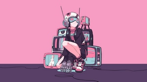 Cable, Pink, Minimalism, Minimalist, Artist, Artwork, Digital Art, 4K wallpaper