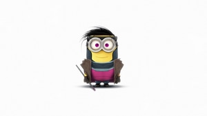 Gambit, Minions, Cartoons, Minimalism, Minimalist, White, Superheroes, Artwork, Digital Art, 4K wallpaper