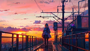 Alone, Ai, Ai Girls, Artist, Artwork, Digital Art, 4K wallpaper