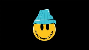 Emoji, Smiling, Dark, Black, Oled, Artist, Artwork, Digital Art, 4K wallpaper