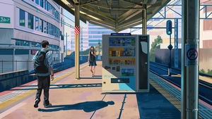 Train Station, Artist, Artwork, Digital Art, Artstation, , 4K wallpaper