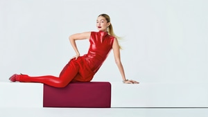 Gigi Hadid, Celebrities, Model, Red Dress, 4K wallpaper