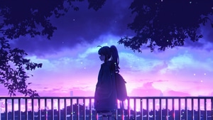 Anime Girl, Anime, Alone, Synthwave, Artist, Artwork, Digital Art, Pixiv, , 4K wallpaper