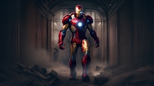 Iron Man, Superheroes, Artwork, Digital Art, Ai, 4K wallpaper