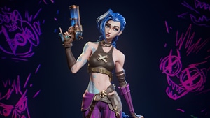 Jinx League Of Legends, League Of Legends, Games, Artist, Artwork, Digital Art, Artstation, Video Games, 4K wallpaper