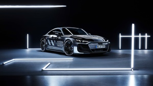 Audi RS e-tron GT Prototype, 2024, LED lighting, 4K wallpaper