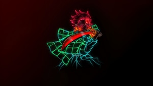 Demon Slayer Kimetsu No Yaiba, Anime, Artist, Artwork, Digital Art, Dark, 4K wallpaper