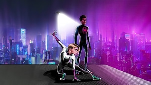Spiderman, Miles Morales, Gwen Stacy, Superheroes, Artwork, Digital Art, 4K wallpaper