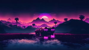 Vaporwave, Synthwave, Artist, Artwork, Digital Art, 4K wallpaper