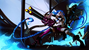 Jinx League Of Legends, League Of Legends, Games, 2024 Games, Artwork, Art, Digital Art, Video Games, Artstation, 4K wallpaper