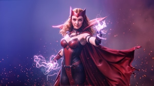 Scarlet Witch, Supervillain, Superheroes, Artwork, Digital Art, Ai, Deviantart, 4K wallpaper