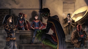 Robin, Batwoman, Red Hood, Superboy, Superheroes, Artwork, Art, Digital Art, Deviantart, 4K wallpaper