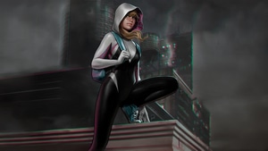 Gwen Stacy, Superheroes, Artwork, Digital Art, Art, 4K wallpaper