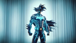 Goku, Nightwing, Anime, Ai, Superheroes, Artwork, Digital Art, 4K wallpaper